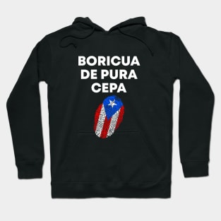 Boricua De Pura Cepa Puerto Rican Hoodie